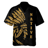 GB-HW0011325 Native American Hawaiian Shirt 3D