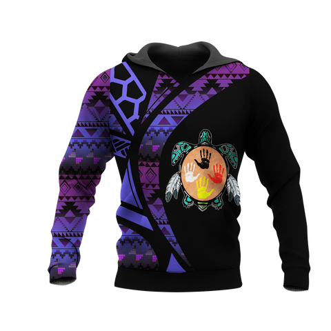 Powwow StoreHD0012460 Pattern Native Pride 3D Hoodie