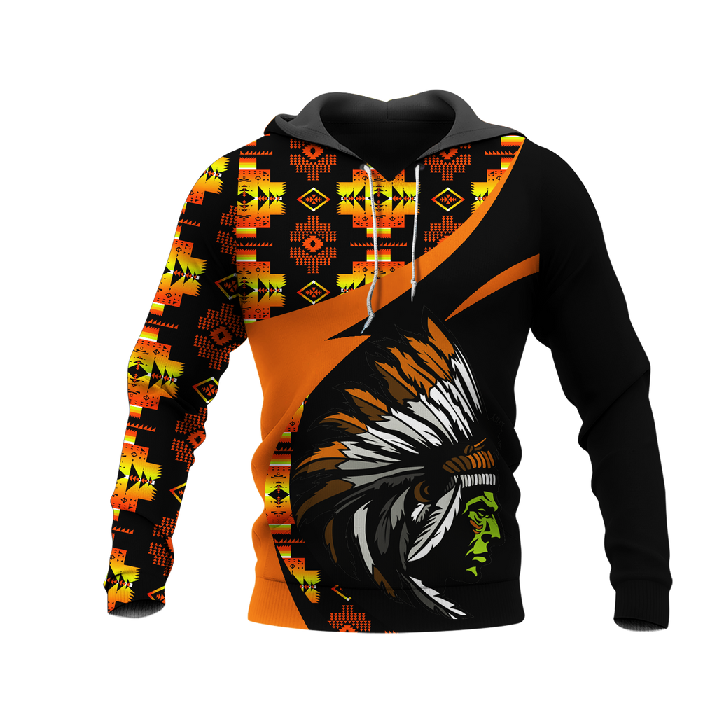 Powwow StoreHD0011375  Pattern Native Pride 3D Hoodie