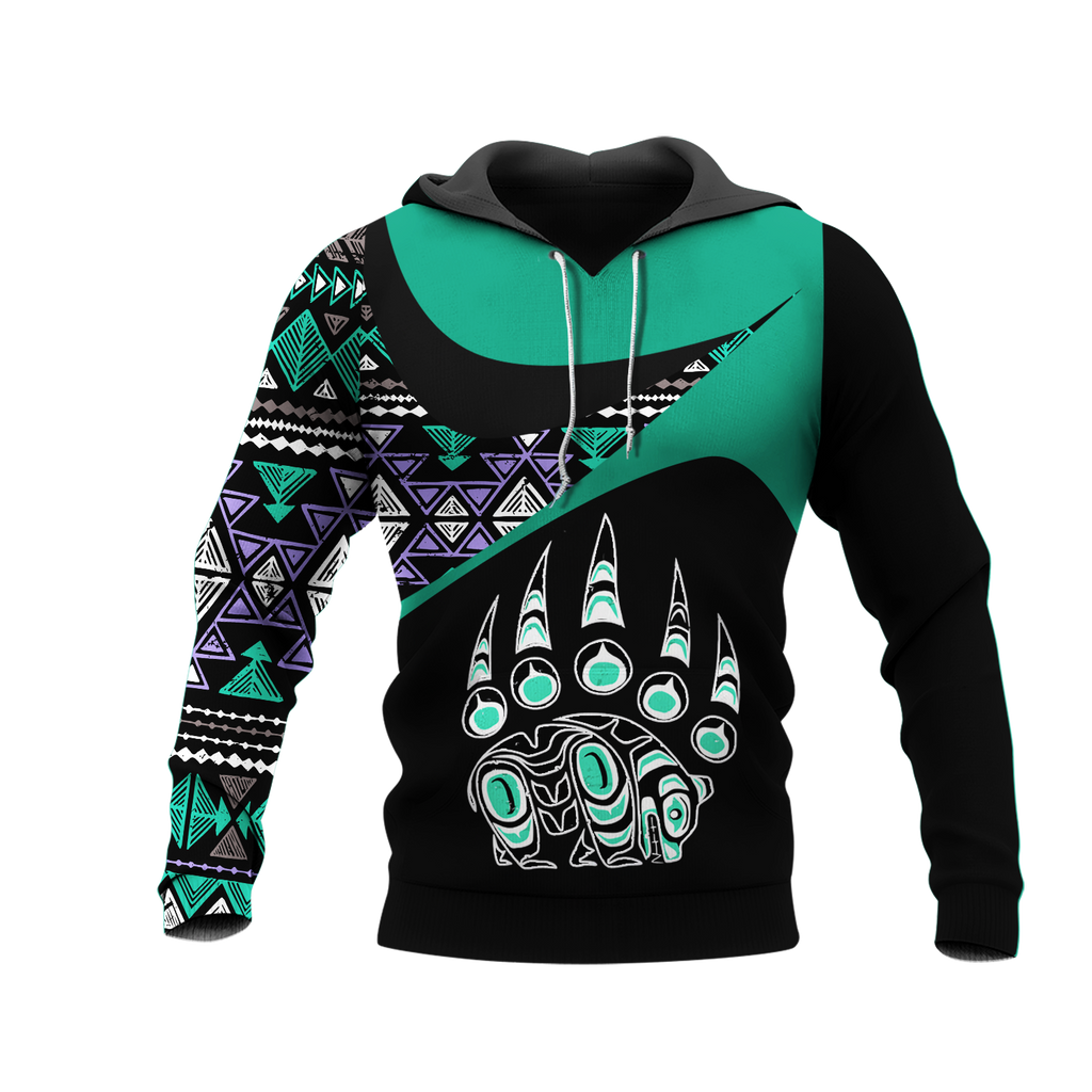 Powwow StoreHD0011729 Pattern Native Pride 3D Hoodie