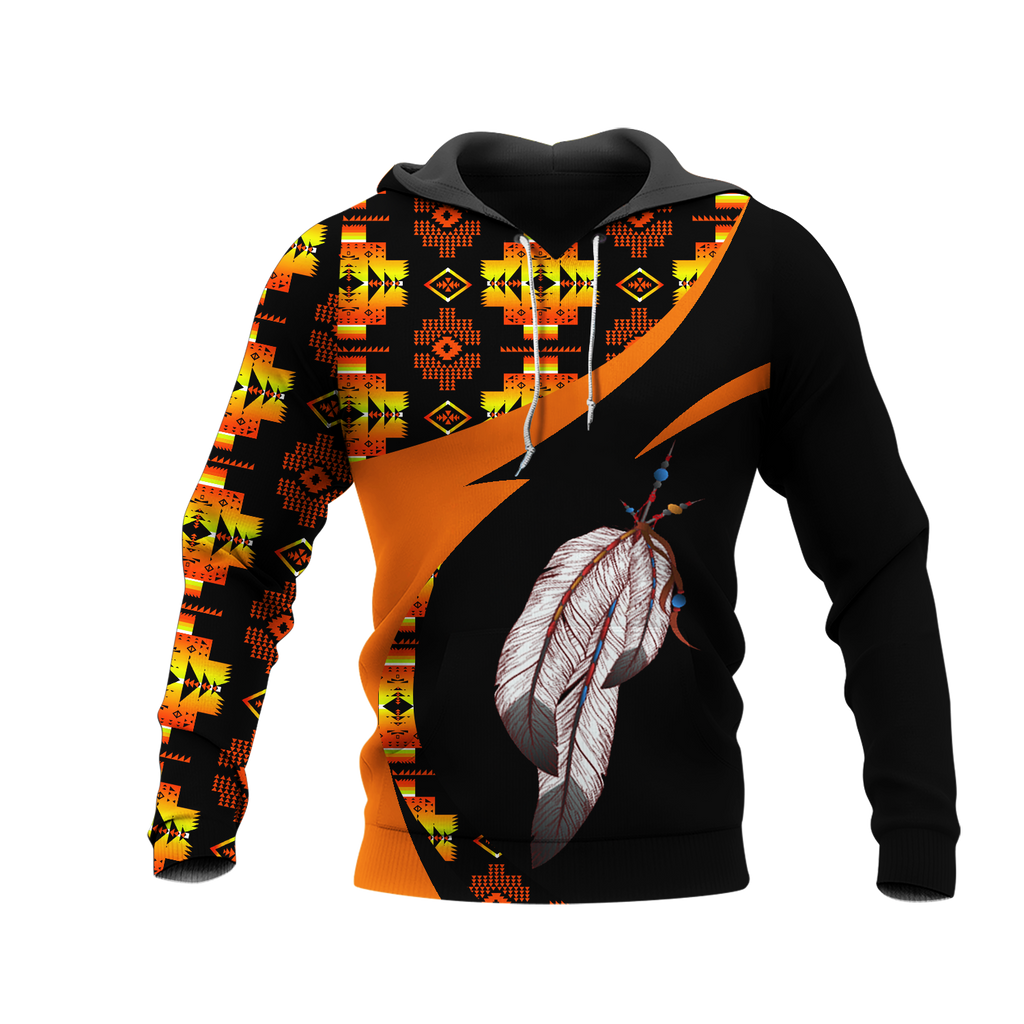 Powwow StoreHD0011376  Pattern Native Pride 3D Hoodie