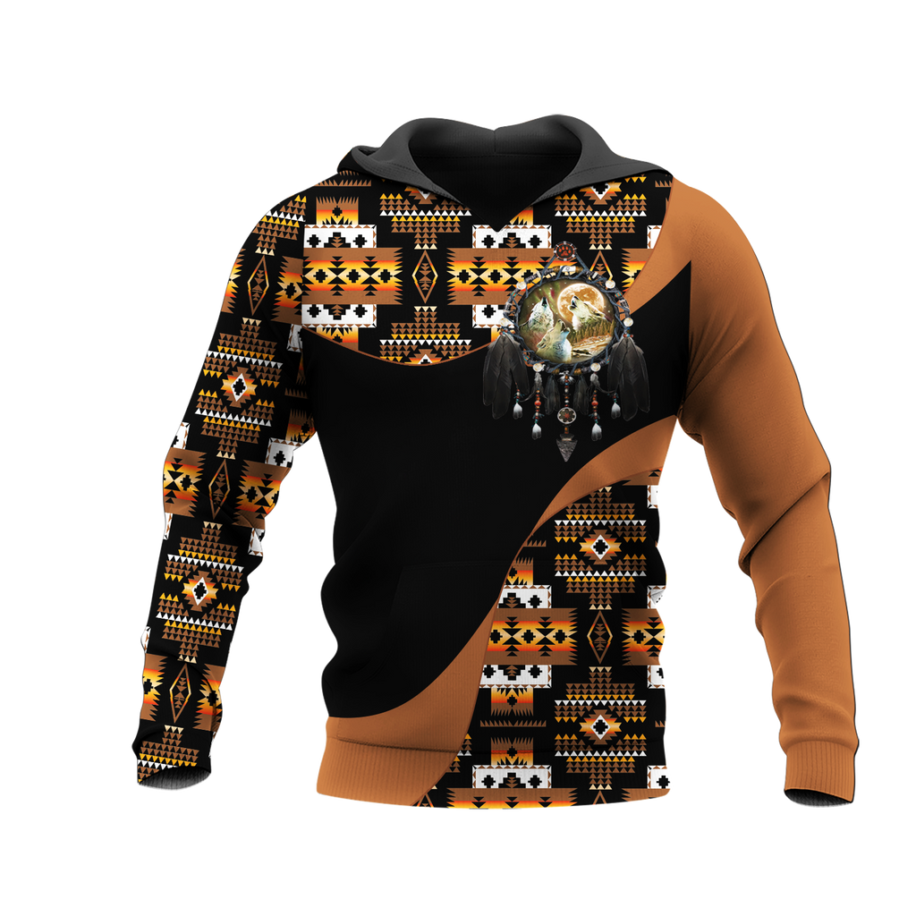 Powwow StoreHD0011991 Pattern Native Pride 3D Hoodie