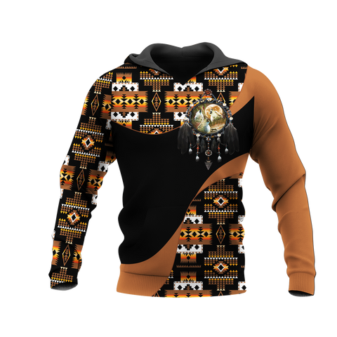 Powwow StoreHD0011991 Pattern Native Pride 3D Hoodie