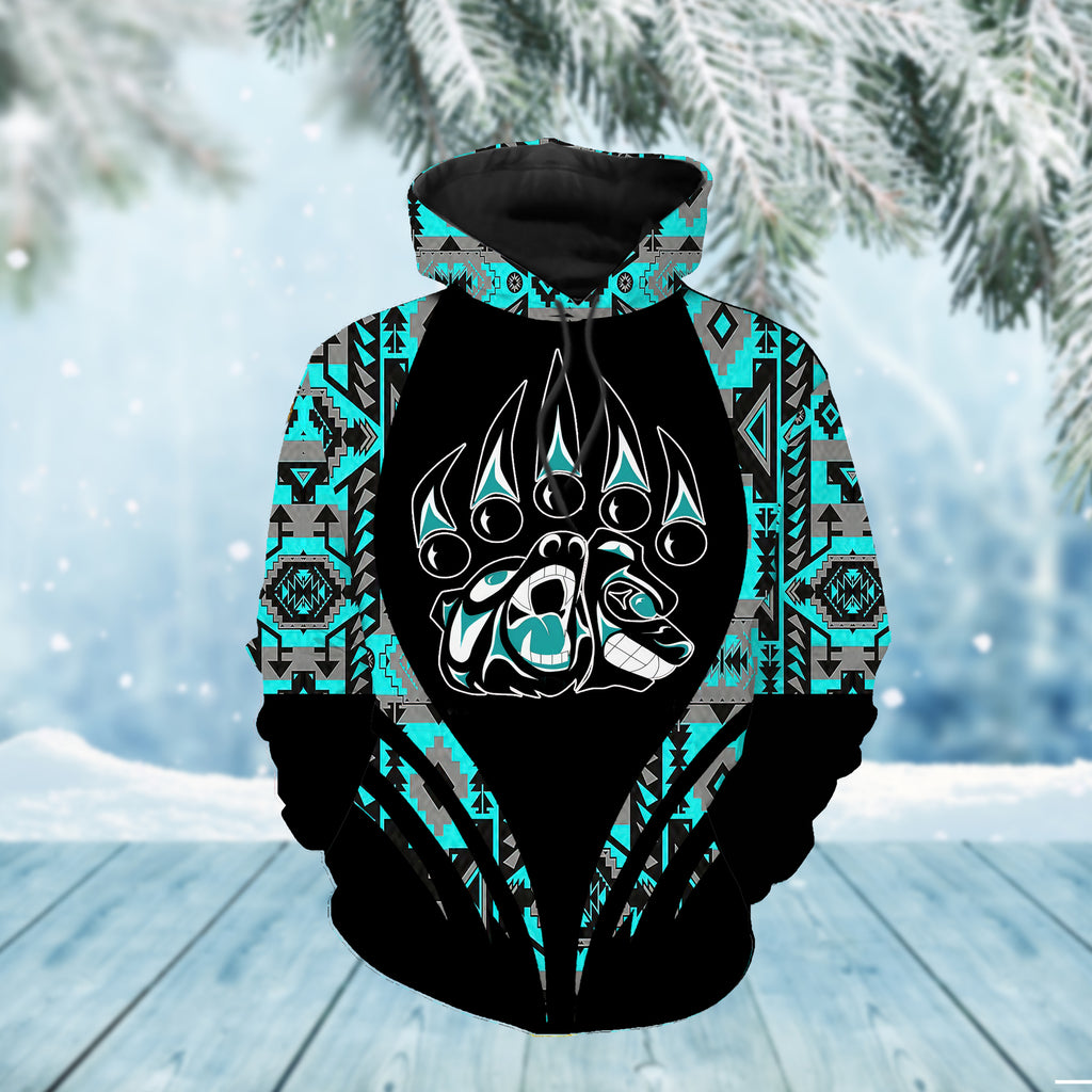 Powwow StoreHD0011641 Pattern Native Pride 3D Hoodie