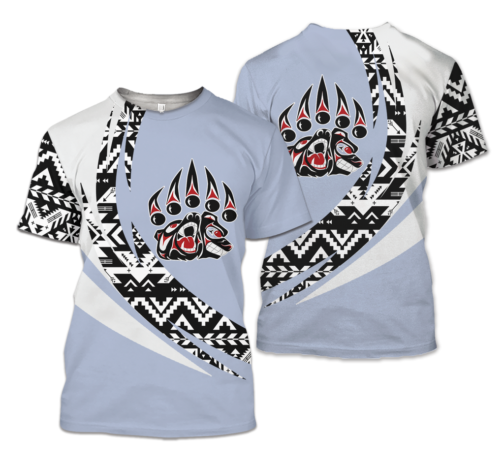 Powwow StoreTS00125 Pattern Native American 3D TShirt