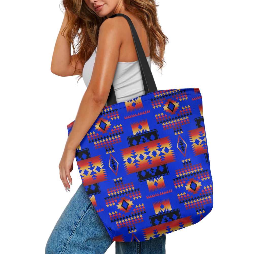 Powwow StoreGBNAT0004606 Pattern Tribe Canvas Shopping Bag
