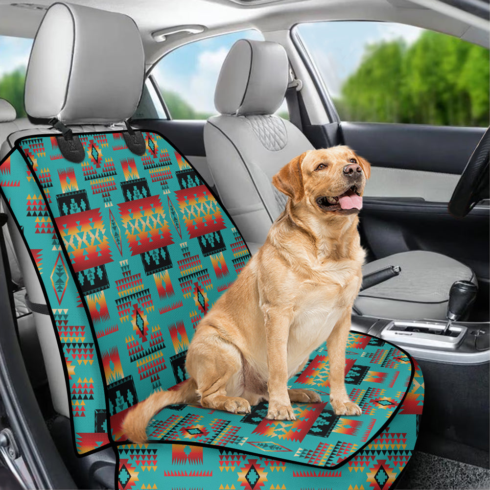 Powwow StoreGBNAT0004601  Pattern Tribal Native Waterproof Car Front Seat Cover for Pet