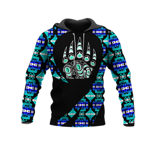 Powwow StoreHD0011616 Pattern Native Pride 3D Hoodie