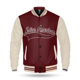 Powwow StoreBBJ0006 Pattern Native Baseball Jacket