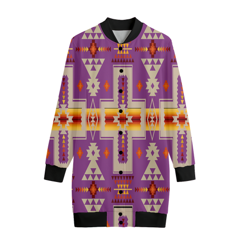 GB-NAT00062-07  Pattern Native American Women's Long Jerseys