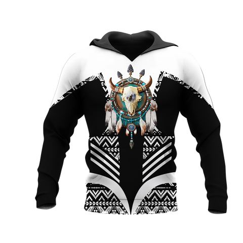 Powwow StoreHD001169 Pattern Native Pride 3D Hoodie