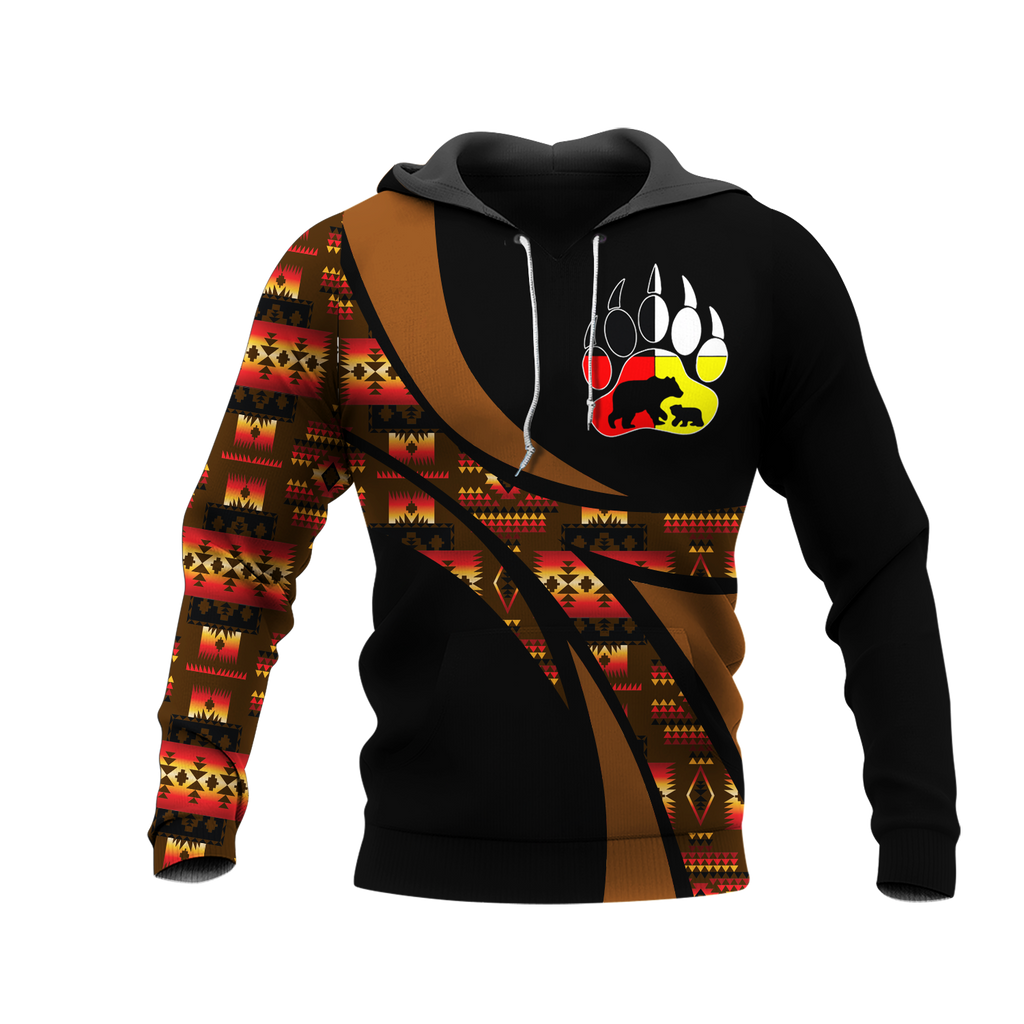 Powwow StoreHD0011834 Pattern Native Pride 3D Hoodie