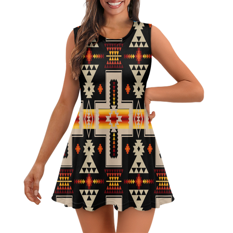 Powwow StoreGBNAT0006201  Pattern Native Cheerleaders Dress