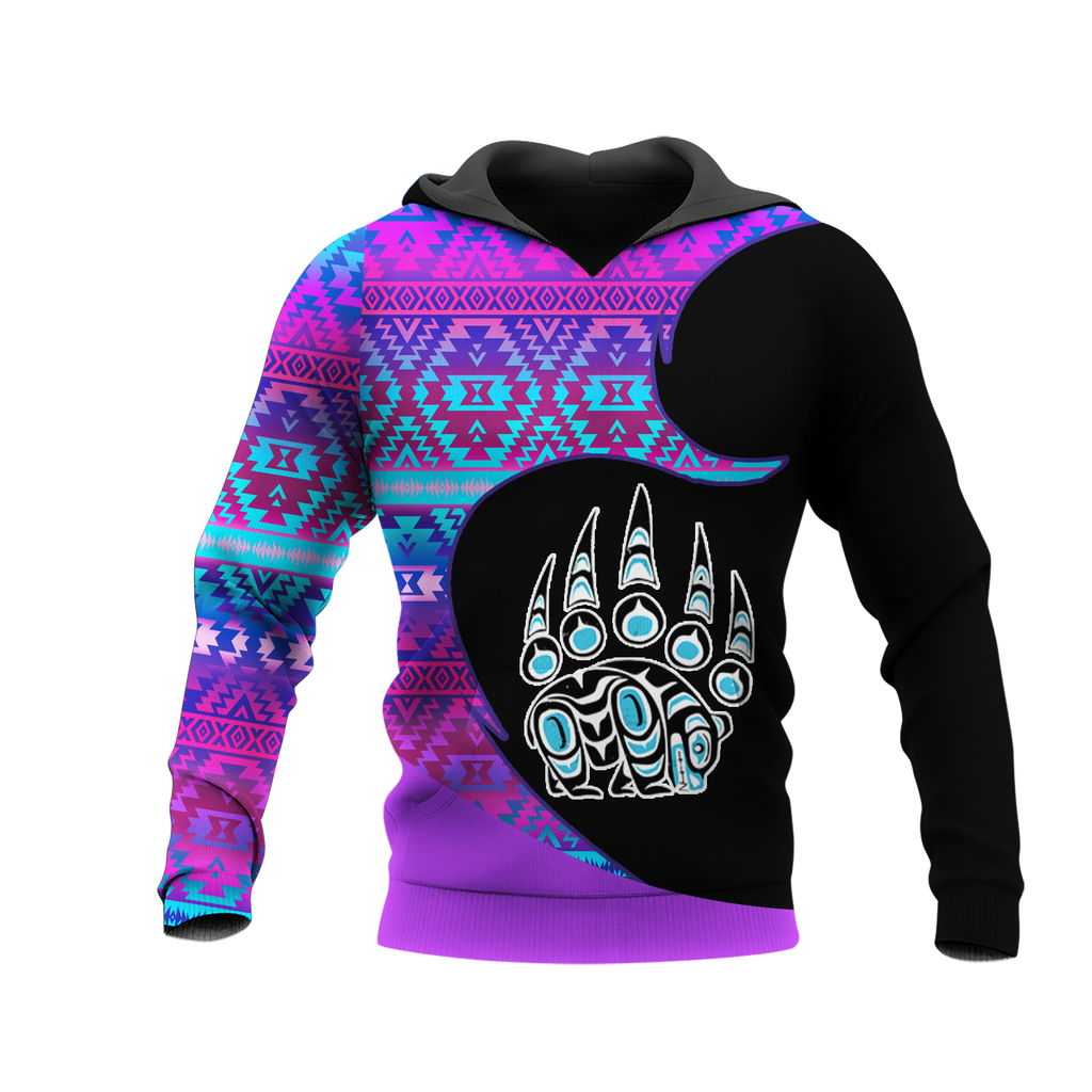 Powwow StoreHD0011204 Pattern Native Pride 3D Hoodie