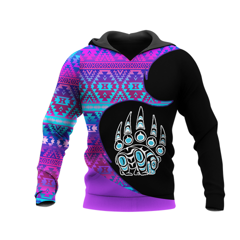 Powwow StoreHD0011204 Pattern Native Pride 3D Hoodie