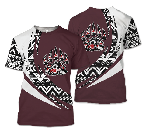 TS00127 Pattern Native American 3D T-Shirt