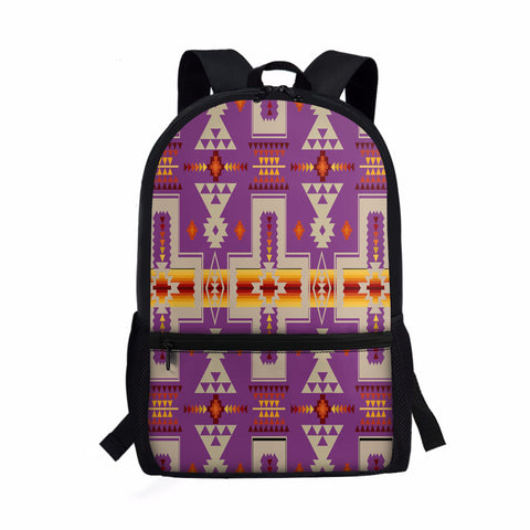 Powwow StoreGBNAT0006207 Pattern Native American Backpack