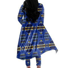 Powwow Storeclp0002 tribe design native american cardigan coat long pant set