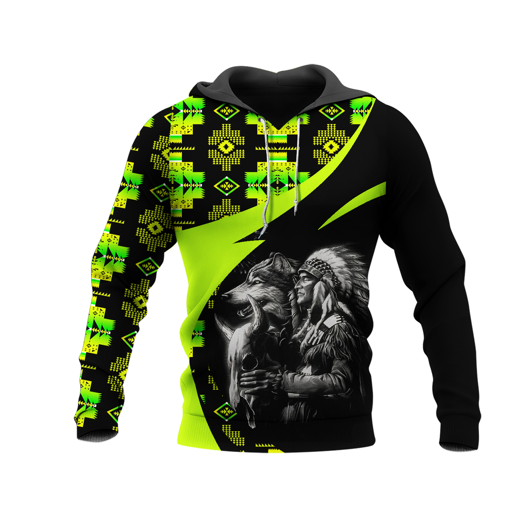 Powwow StoreHD0011379  Pattern Native Pride 3D Hoodie