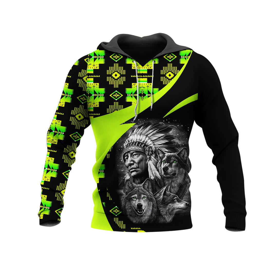 Powwow StoreHD0011380  Pattern Native Pride 3D Hoodie