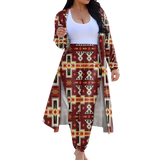 Powwow StoreCLP0005 Tribe Design Native American Cardigan Coat Long Pant Set