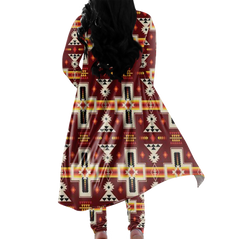 Powwow Storeclp0005 tribe design native american cardigan coat long pant set