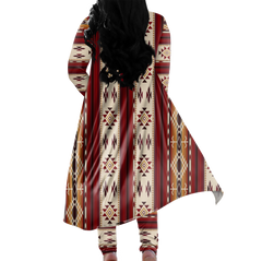 Powwow Storeclp0009 tribe design native american cardigan coat long pant set