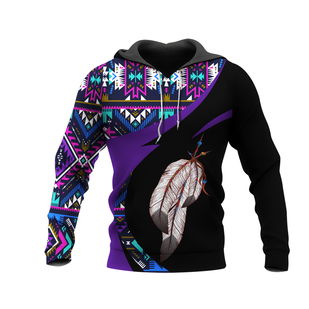 Powwow StoreHD0011385  Pattern Native Pride 3D Hoodie