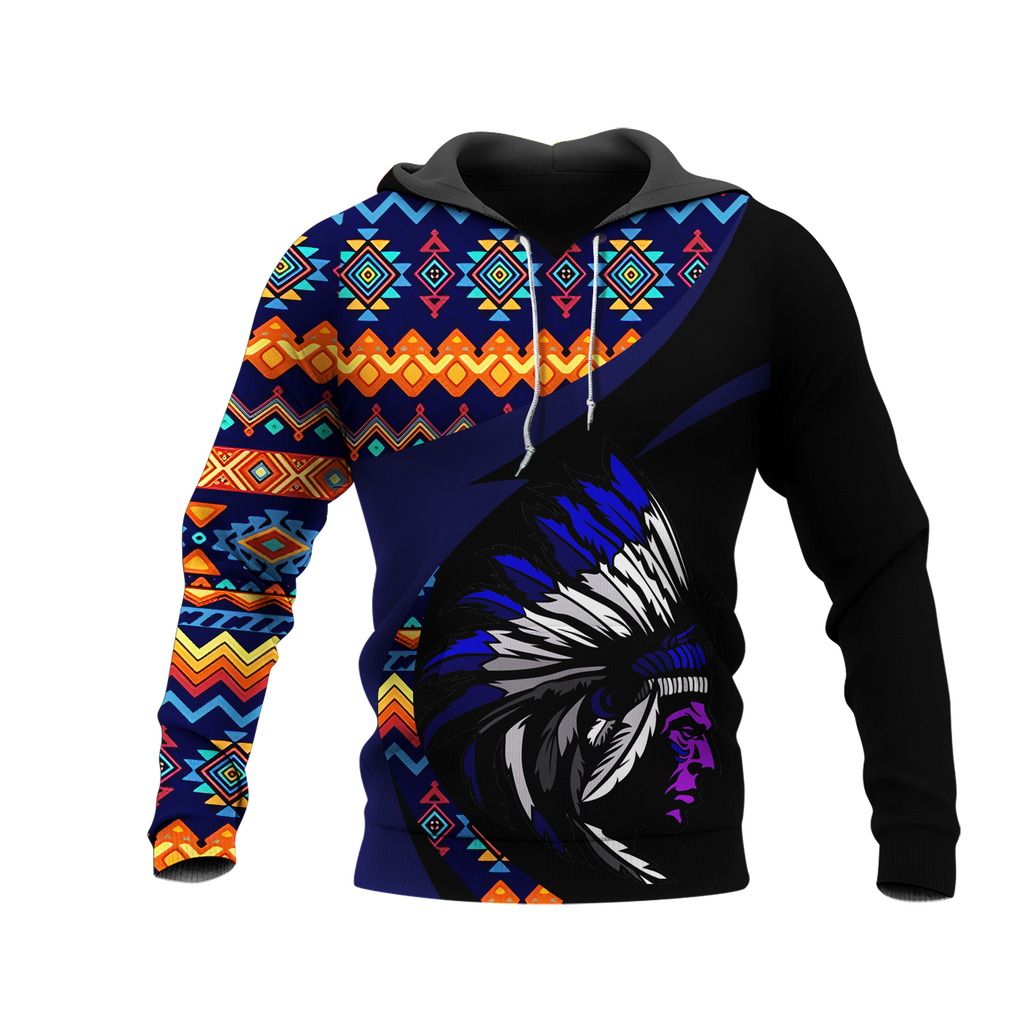 Powwow StoreHD0011387  Pattern Native Pride 3D Hoodie