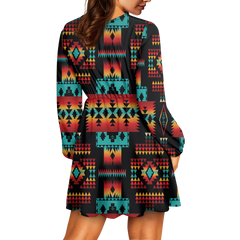 Powwow Storegb nat00046 02 pattern native american womens v neck dress