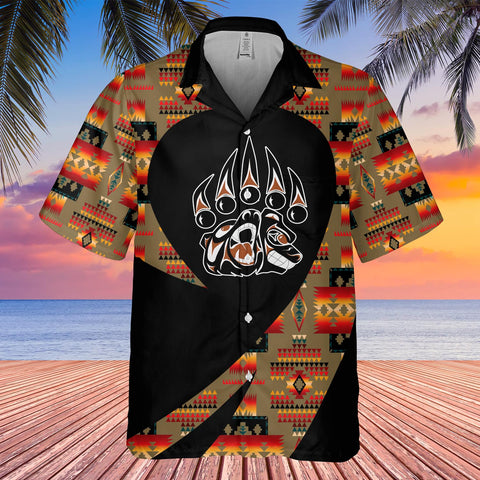GB-HW000838 Tribe Design Native American Hawaiian Shirt 3D