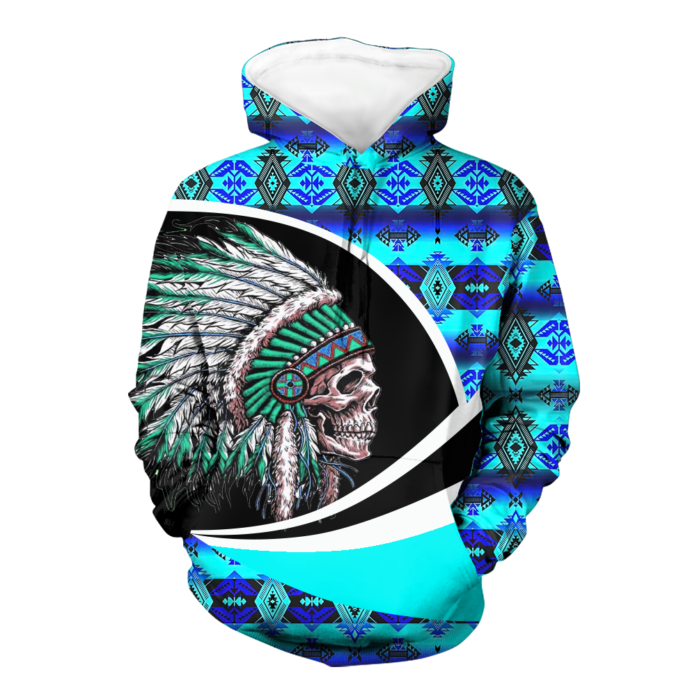 Powwow StoreHD0011344  Pattern Native Pride 3D Hoodie