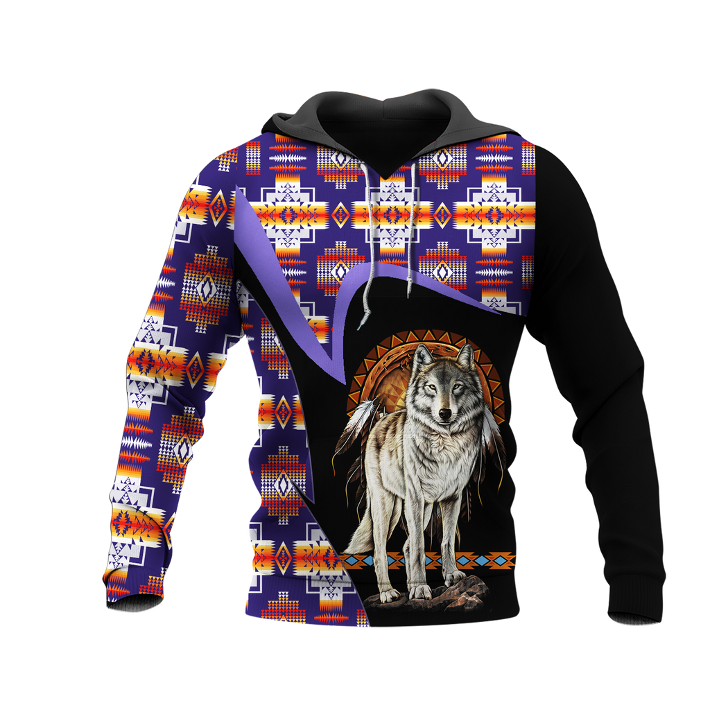 Powwow StoreHD0011523 Pattern Native Pride 3D Hoodie