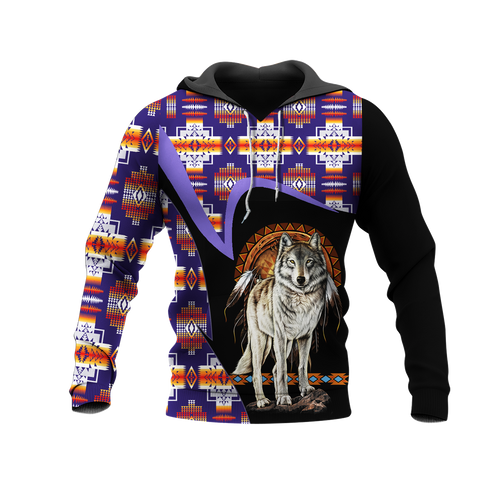 Powwow StoreHD0011523 Pattern Native Pride 3D Hoodie