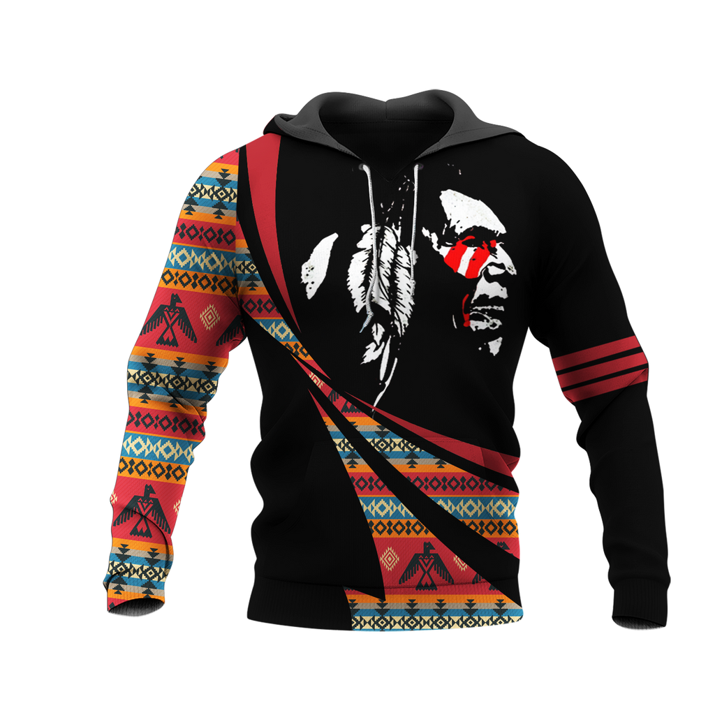 Powwow StoreHD0012044 Pattern Native Pride 3D Hoodie