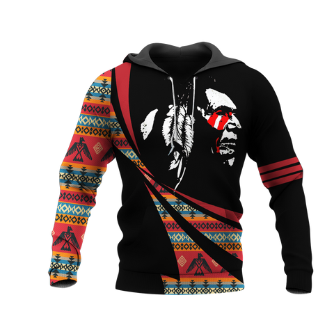 Powwow StoreHD0012044 Pattern Native Pride 3D Hoodie