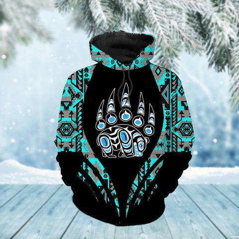 Powwow StoreHD0011643 Pattern Native Pride 3D Hoodie