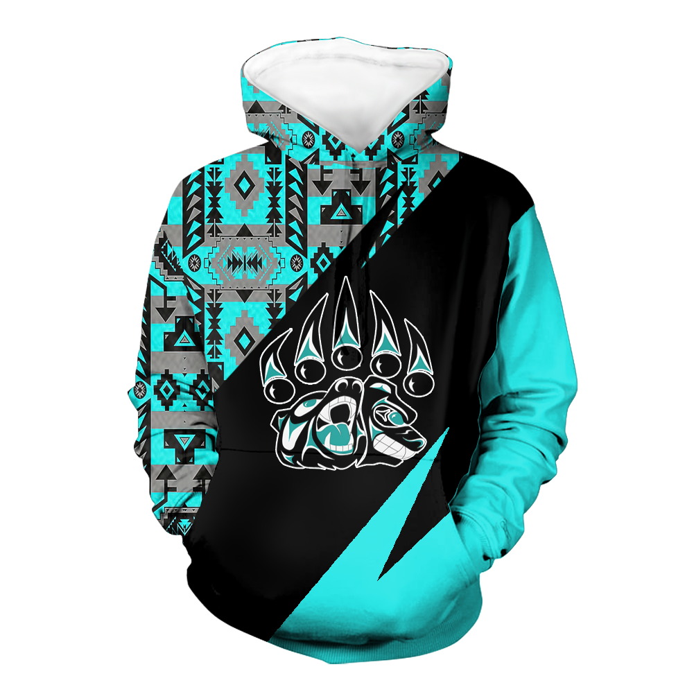 Powwow StoreHD0012133 Pattern Native Pride 3D Hoodie