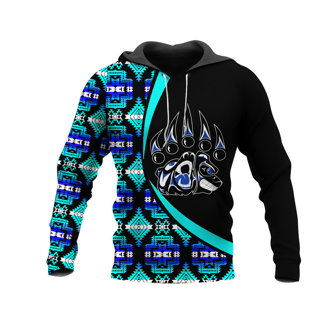 Powwow StoreHD0011589 Pattern Native Pride 3D Hoodie