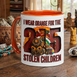ACM01 I Wear Orange Native American Accent Mug