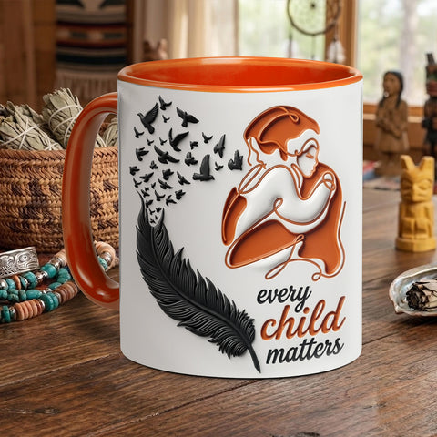 ACM02 Every Child Matters Native American Accent Mug