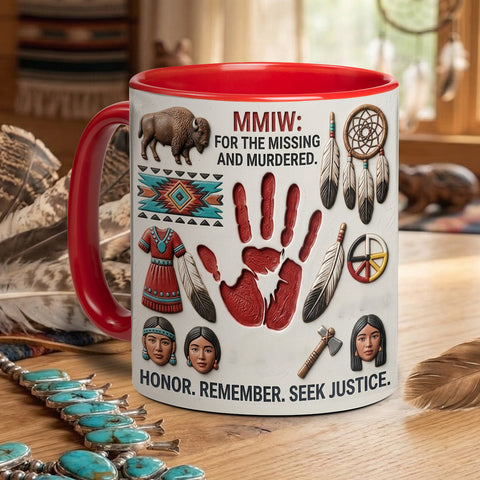 ACM03 Honor Remember Native American Accent Mug
