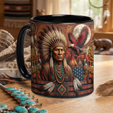 ACM07 Chief Flag Native American Accent Mug