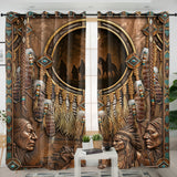 ACM08 Chief Dreamcatcher Native American Living Room Curtain