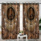 ACM08 Chief Dreamcatcher Native American Living Room Curtain