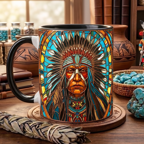 ACM104 Chief Native American Accent Mug