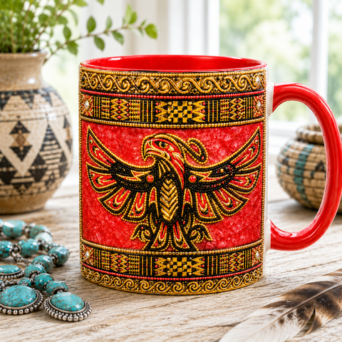 ACM116 Thunderbird Native American Accent Mug