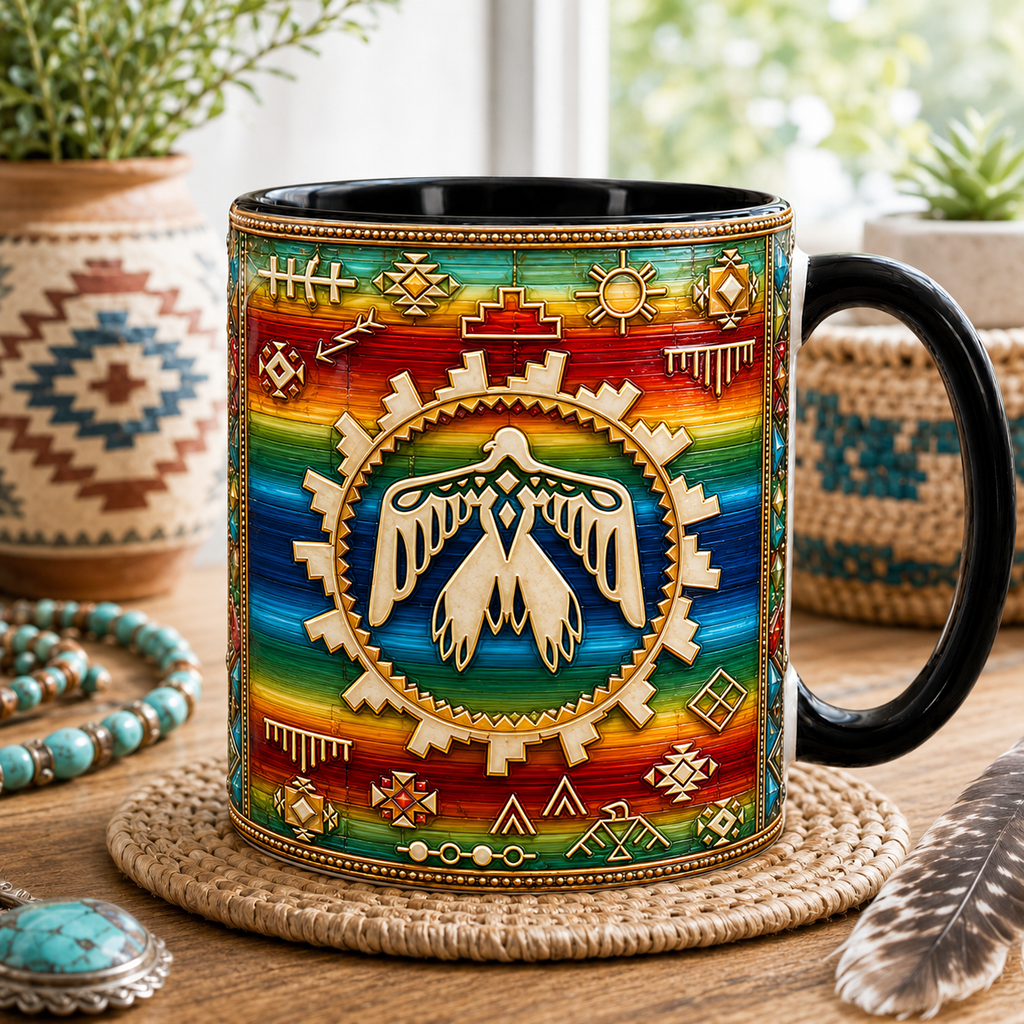 ACM119 Thunderbird Native American Accent Mug