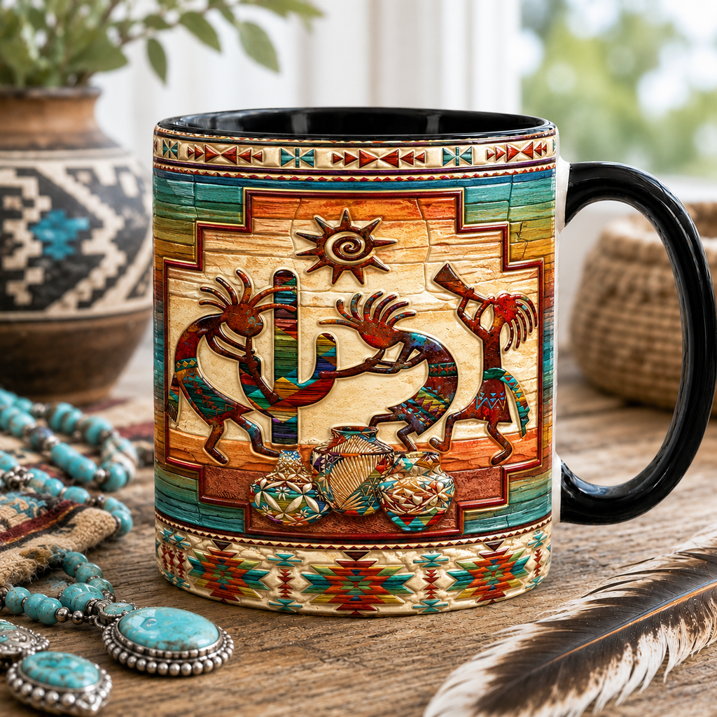 ACM120 Kokopelli Native American Accent Mug
