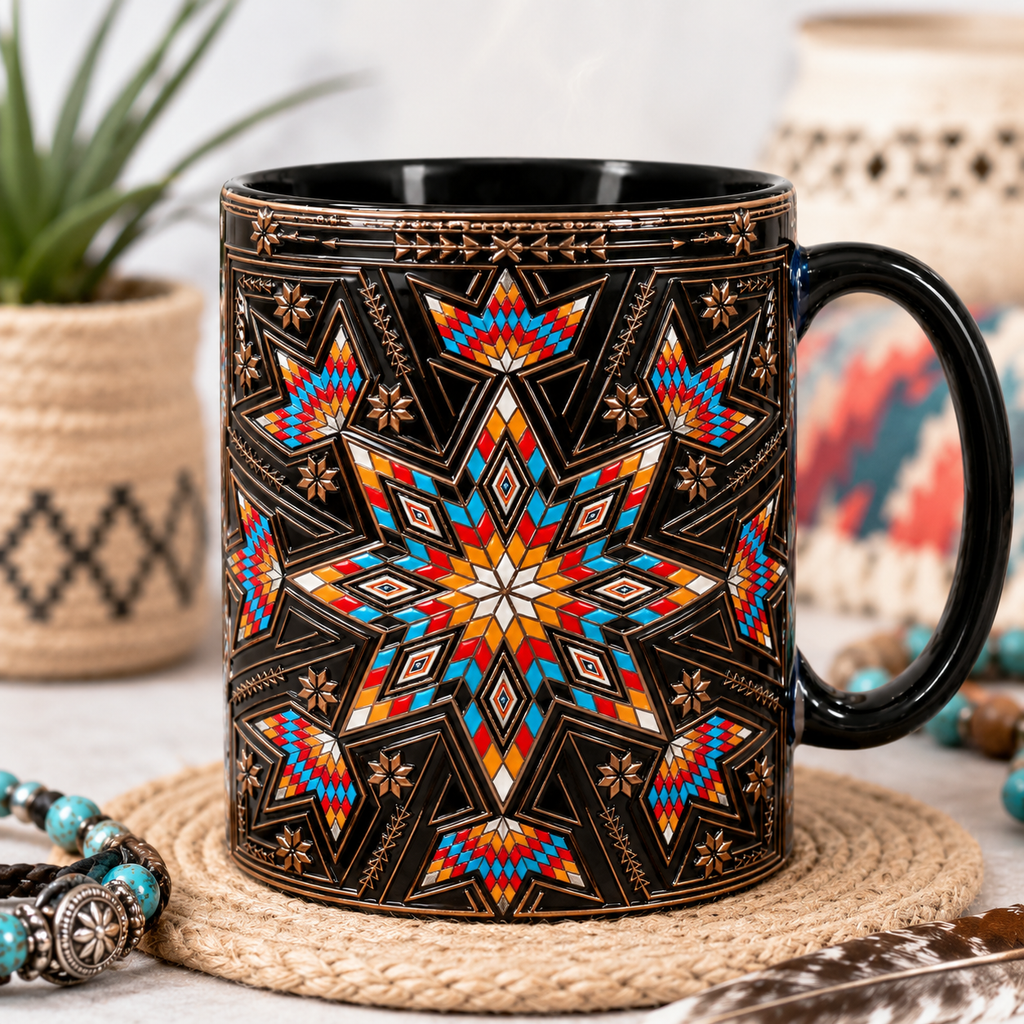 ACM121 Pattern Native American Accent Mug